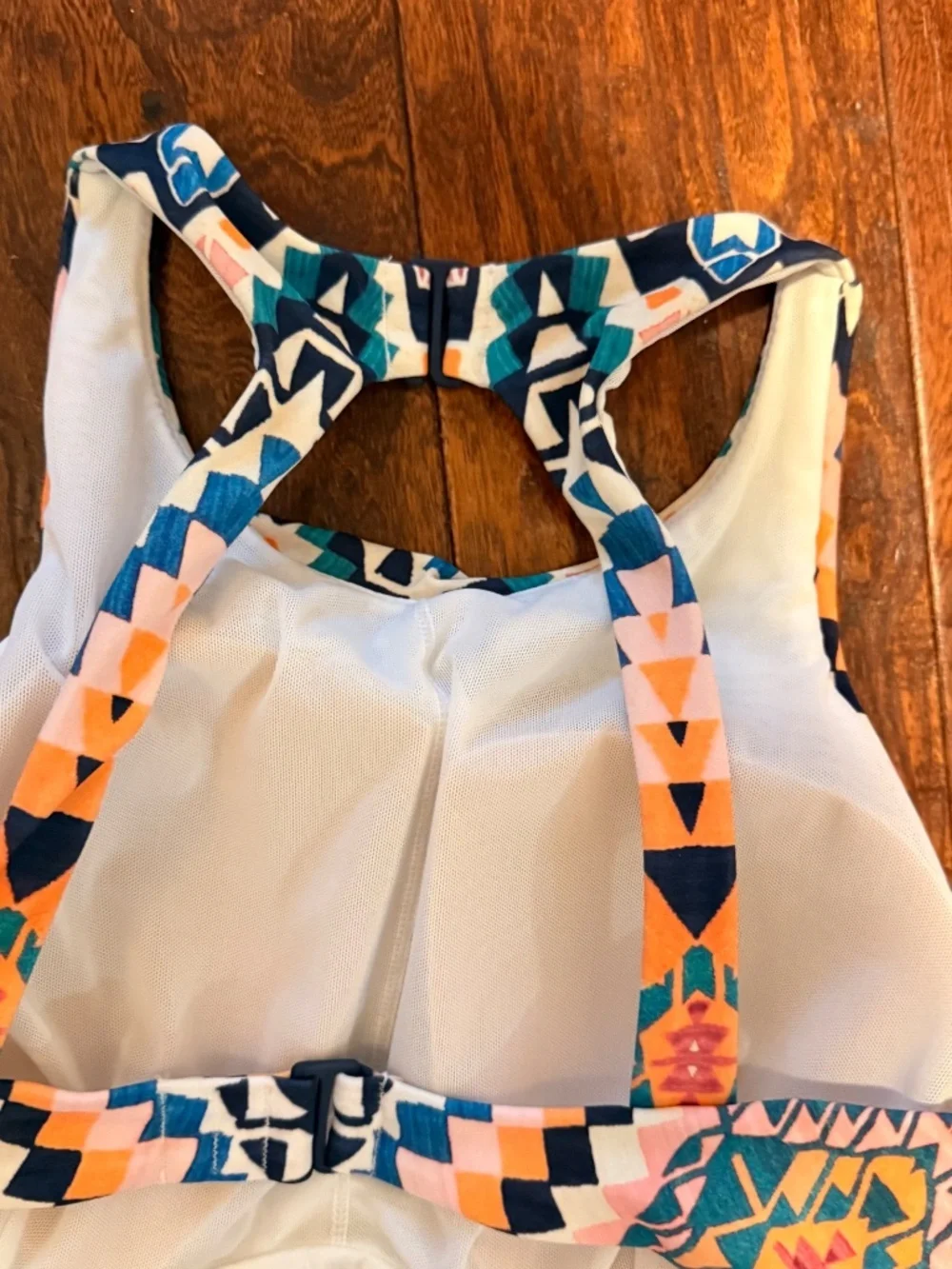 NWT Athleta Desert Geo High Neck Underwire Bikini Top Aztec